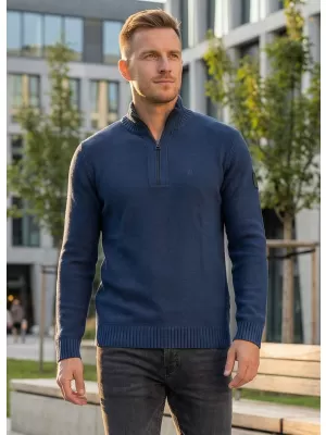 Moški pulover ALTISPORT BASEK MPLS094 TEMNO MODRA