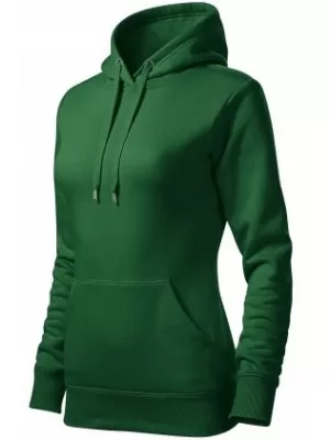Ženski pulover MALFINI CAPE 414 STEKLENICA ZELENA