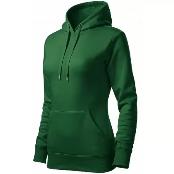  Ženski pulover MALFINI CAPE 414 STEKLENICA ZELENA 