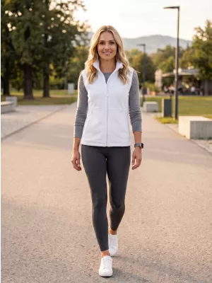 Ženski softshell telovnik MALFINI VISION 516 BELA