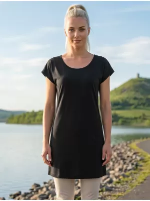Ženska dolga majica s kratkimi rokavi MALFINI LOVE 123 ČRNA