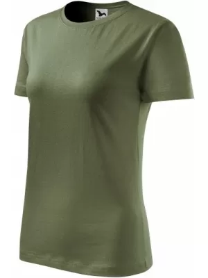 Ženska majica s kratkimi rokavi MALFINI BASIC 134 KAKI