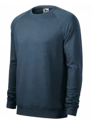 Moški pulover MALFINI MERGER 415 TEMNI DENIM POUDARKI