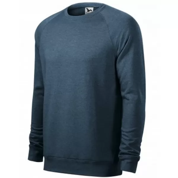  Moški pulover MALFINI MERGER 415 TEMNI DENIM POUDARKI 