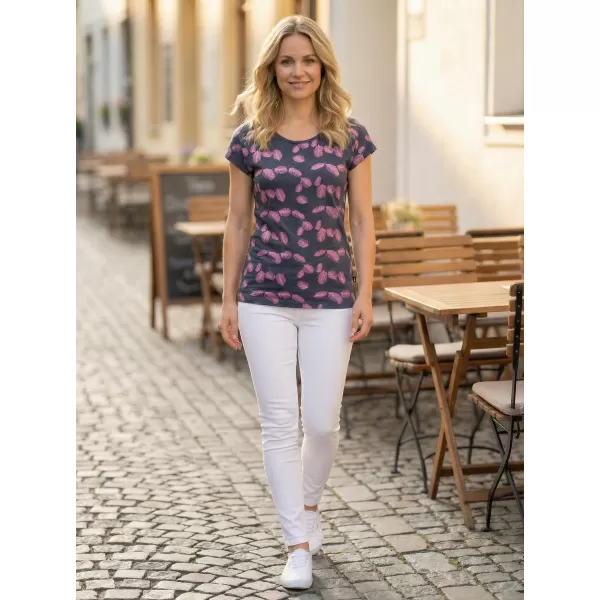  Ženska majica s kratkimi rokavi ALTISPORT ZELA LTSS702 TEMNO MODRA 