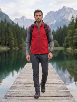 Moški softshell telovnik MALFINI VISION 517 RDEČA