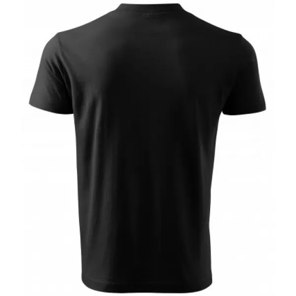  Moška majica s kratkimi rokavi MALFINI V-NECK 102 ČRNA 