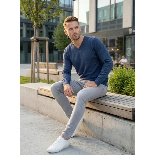  Moški pulover ALTISPORT NIEREM MPLS095 TEMNO MODRA 