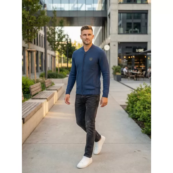  Moški pulover ALTISPORT ZINAJ MPLS093 TEMNO MODRA 