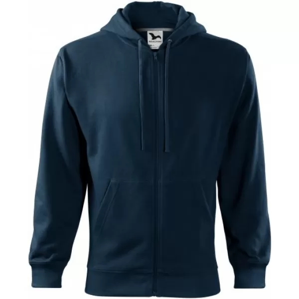  Moški pulover MALFINI TRENDY ZIPPER 410 MORNARSKO MODRA 