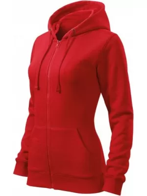 Ženski pulover MALFINI TRENDY ZIPPER 411 RDEČA