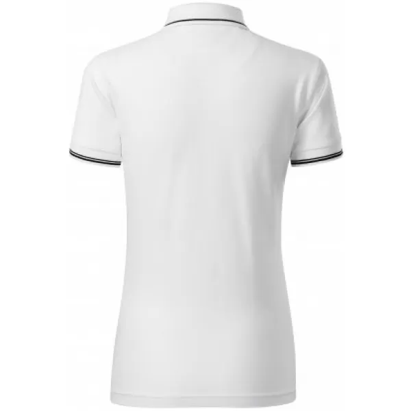  Ženska majica s kratkimi rokavi z ovratnikom MALFINI PREMIUM PERFECTION PLAIN 253 BELA 