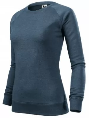 Ženski pulover MALFINI MERGER 416 TEMNI DENIM POUDARKI