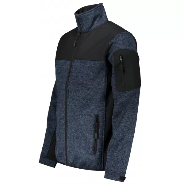  Moška softshell jakna/pulover MALFINI CASUAL 550 PLETINA MODRA MALFINI PREMIUM 