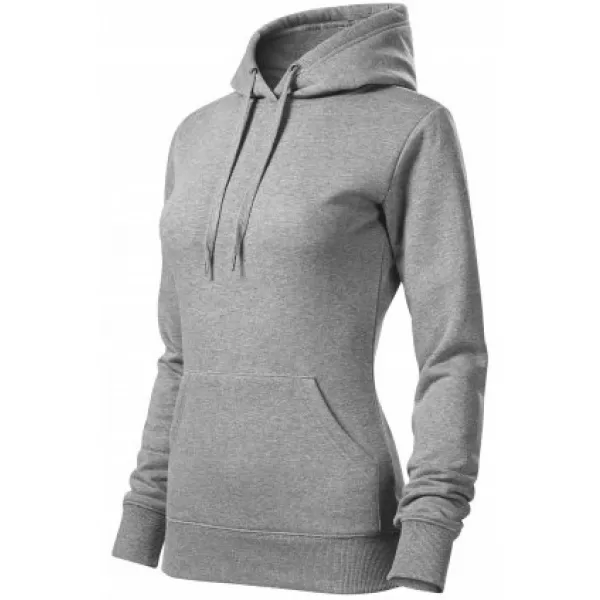  Ženski pulover MALFINI CAPE 414 TEMNO SIVI POUDARKI 