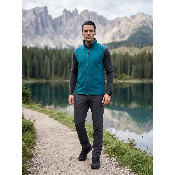  Moški softshell telovnik MALFINI VISION 517 TEMNO TURKIZNA 