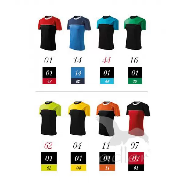  Moška majica s kratkimi rokavi MALFINI COLORMIX 109 ČRNA 