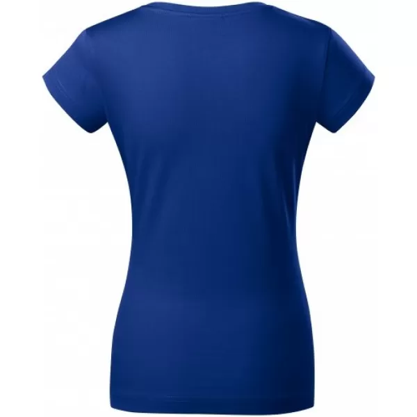  Ženska majica s kratkimi rokavi MALFINI FIT V-NECK 162 KRALJEVSKO MODRA 