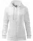 Ženski pulover MALFINI TRENDY ZIPPER 411 BELA
