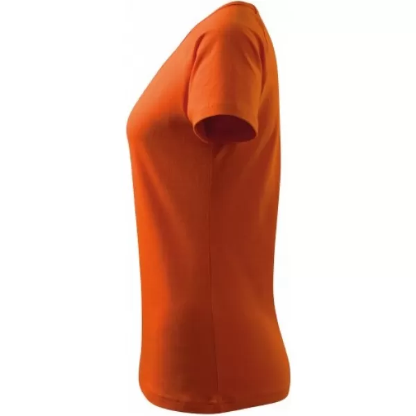  Ženska majica s kratkimi rokavi MALFINI DREAM 128 ORANŽNA 