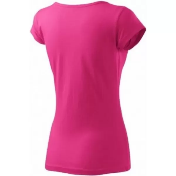  Ženska majica s kratkimi rokavi MALFINI PURE 122 MAGENTA 
