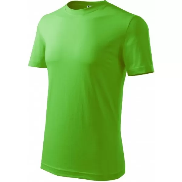  Moška majica s kratkimi rokavi MALFINI CLASSIC NEW 132 JABOLČNO ZELENA 