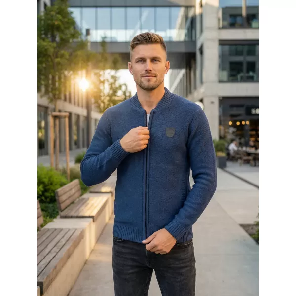  Moški pulover ALTISPORT ZINAJ MPLS093 TEMNO MODRA 