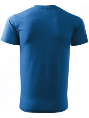 Moška majica s kratkimi rokavi MALFINI BASIC 129 AZURNO MODRA