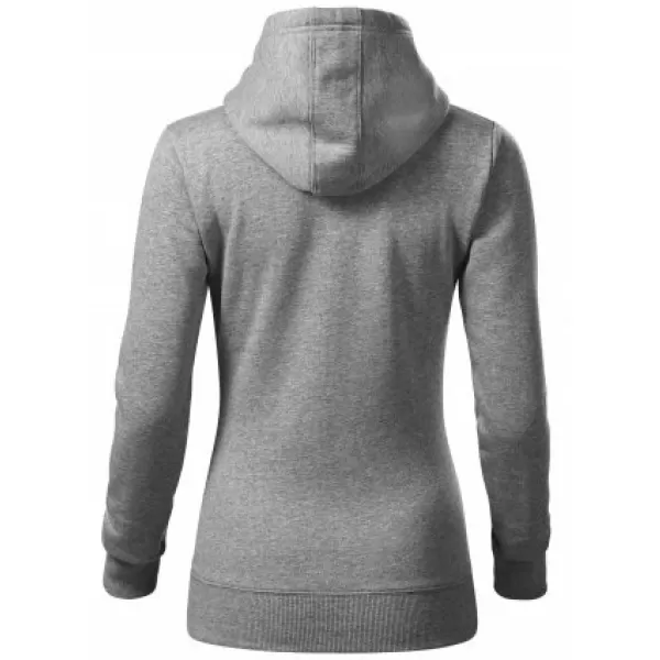  Ženski pulover MALFINI CAPE 414 TEMNO SIVI POUDARKI 