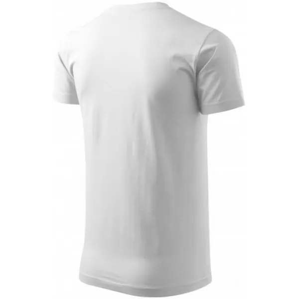  Moška majica s kratkimi rokavi MALFINI HEAVY NEW 137 BELA 