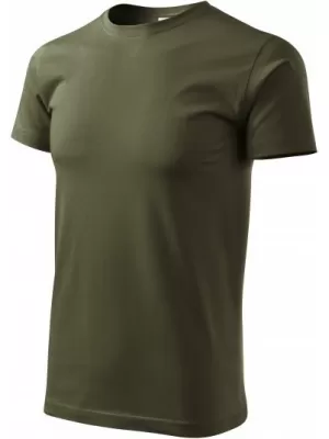 Moška majica s kratkimi rokavi MALFINI HEAVY NEW 137 VOJAŠKI
