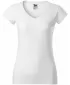 Ženska majica s kratkimi rokavi MALFINI FIT V-NECK 162 BELA