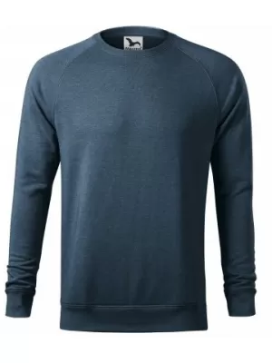 Moški pulover MALFINI MERGER 415 TEMNI DENIM POUDARKI