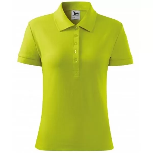  Ženska majica s kratkimi rokavi z ovratnikom MALFINI COTTON 213 APNO 