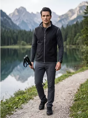 Moški softshell telovnik MALFINI VISION 517 ČRNA