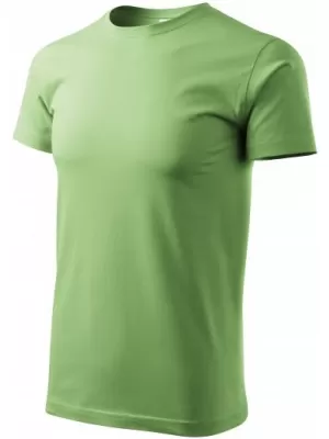 Moška majica s kratkimi rokavi MALFINI HEAVY NEW 137 TRAVNATO ZELENA