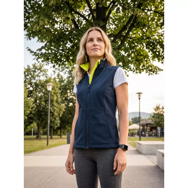  Ženski softshell telovnik MALFINI 516 VISION MORNARSKO MODRA 