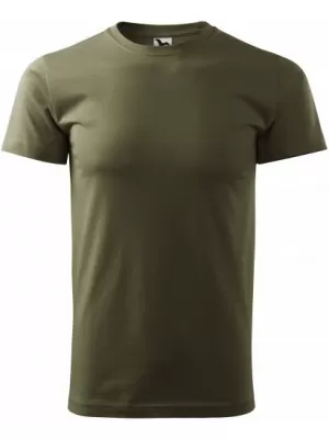 Moška majica s kratkimi rokavi MALFINI HEAVY NEW 137 VOJAŠKI