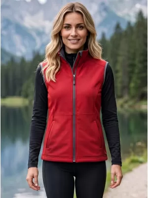 Ženski softshell telovnik MALFINI VISION 516 RDEČA
