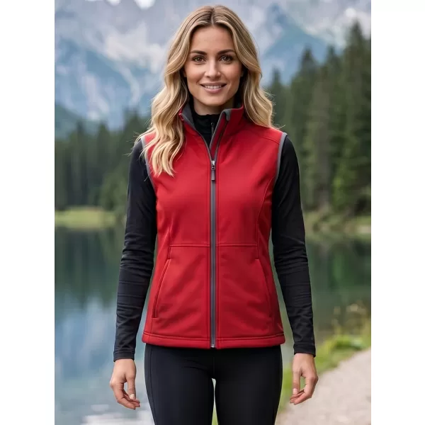  Ženski softshell telovnik MALFINI VISION 516 RDEČA 