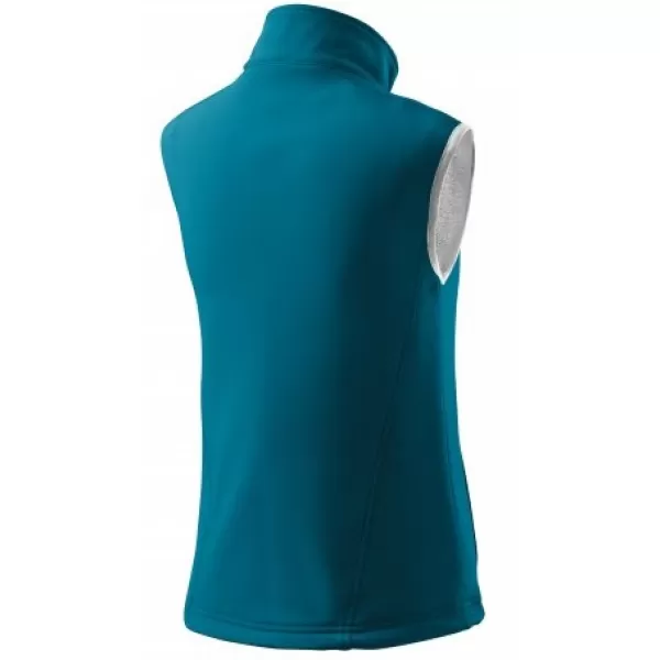  Ženski softshell telovnik MALFINI VISION 516 TEMNO TURKIZNA 
