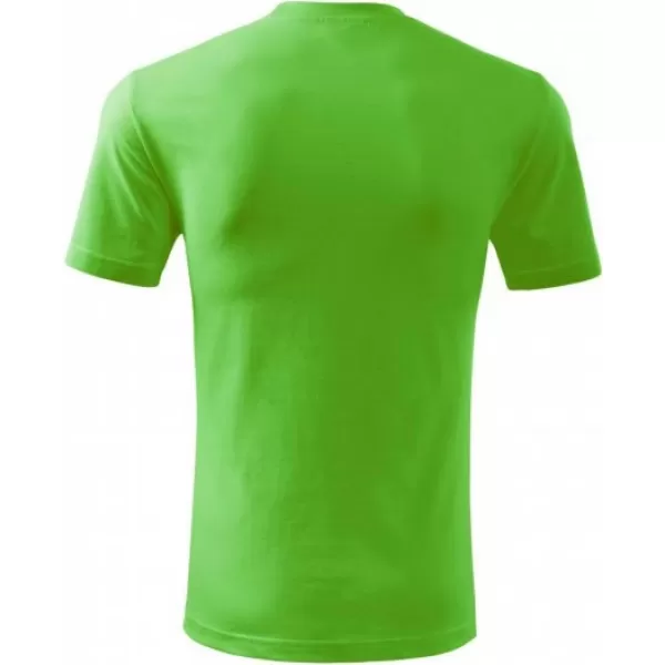  Moška majica s kratkimi rokavi MALFINI CLASSIC NEW 132 JABOLČNO ZELENA 