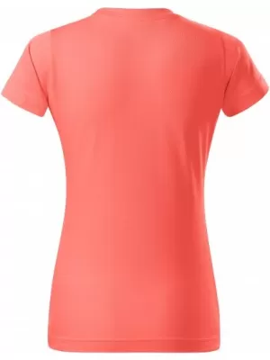Ženska majica s kratkimi rokavi MALFINI BASIC 134 KORAL