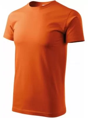 Moška majica s kratkimi rokavi MALFINI HEAVY NEW 137 ORANŽNA