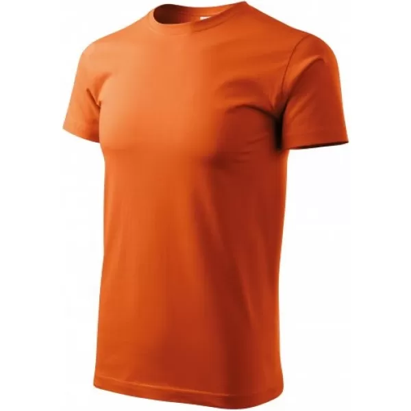  Moška majica s kratkimi rokavi MALFINI HEAVY NEW 137 ORANŽNA 