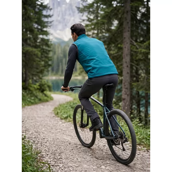  Moški softshell telovnik MALFINI VISION 517 TEMNO TURKIZNA 