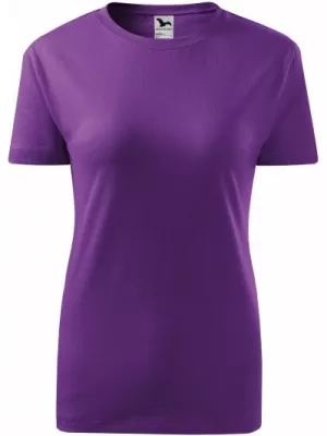 Ženska majica s kratkimi rokavi MALFINI CLASSIC NEW 133 VIJOLIČNA