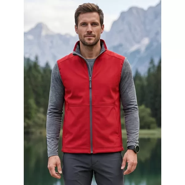  Moški softshell telovnik MALFINI VISION 517 RDEČA 