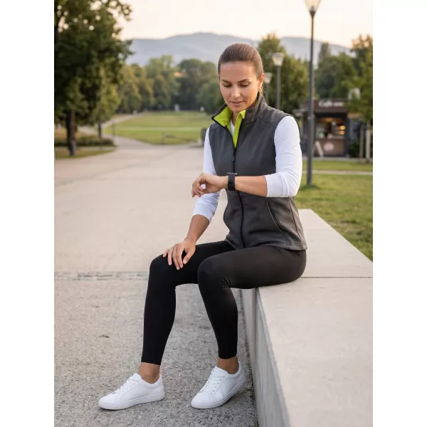  Ženski softshell telovnik MALFINI VISION 516 JEKLENO SIVA 