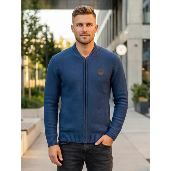  Moški pulover ALTISPORT ZINAJ MPLS093 TEMNO MODRA 